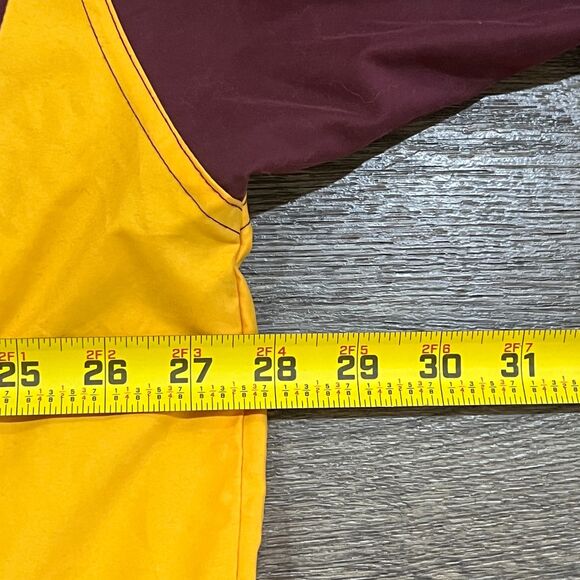 Vintage Arizona State ASU Pullover Jacket Crable Sportswear Maroon Gold Men's XL - Picture 10 of 11